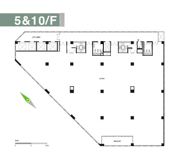 5/F and 10/F floor plan