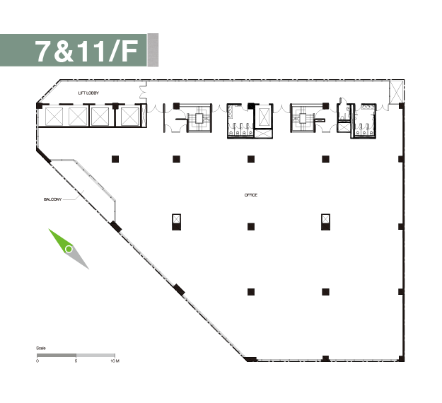 7/F and 11/F floor plan