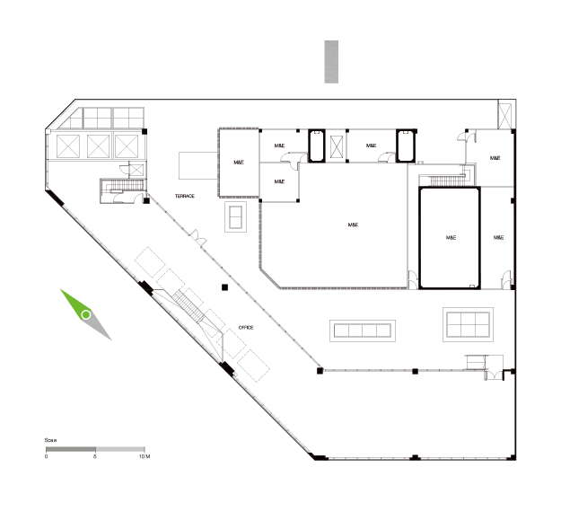 Penthouse floor plan